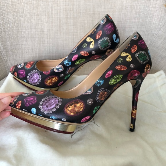 Charlotte Olympia Shoes - Brand new Charlotte Olympia heels size 7.5
